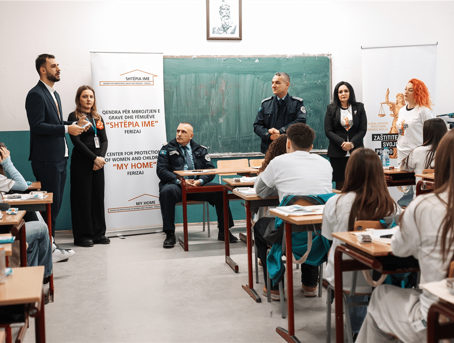 Ligjëratë mbi qasjen në drejtësi për nxënësit e Gjimnazit “Kuvendi i Arbërit” në Ferizaj