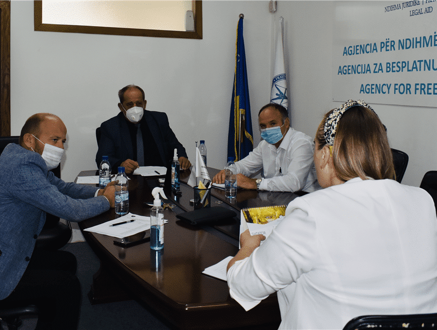 Këshilli për Ndihmë Juridike Falas mbajti takimin e rregullt mujor