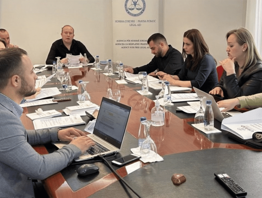 Punëtoria e grupit punues për hartimin e draft Udhëzimit Administrativ për përmbajtjen e formularit për paraqitjen e kërkesës për ndihmë juridike falas