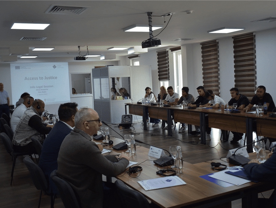 Prishtinë: Sesion informativ ligjor me komunitetin Rom për Qasjen në Drejtësi