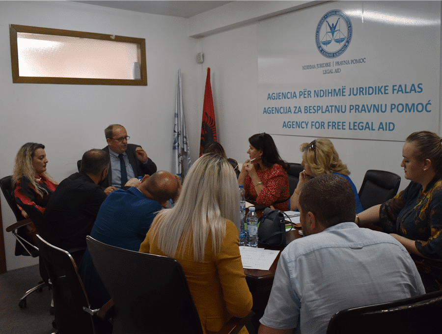 Këshilli për Ndihmë Juridike Falas mbajti takimin e rregullt mujor