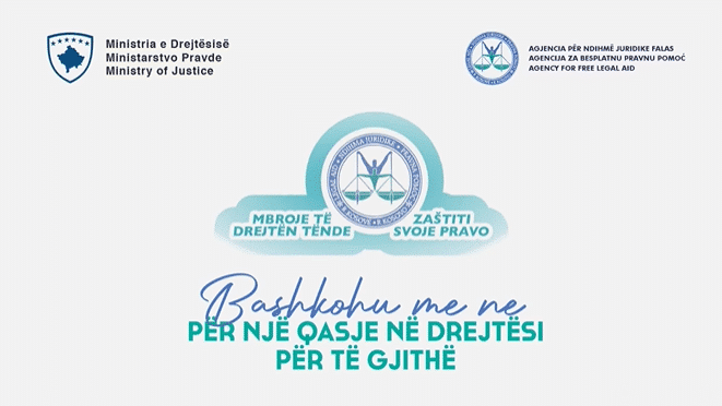 Me moton “MBROJE TË DREJTËN TËNDE”, sot me 15 Qershor 2026 fillon Java e Ndihmës Juridike Falas!