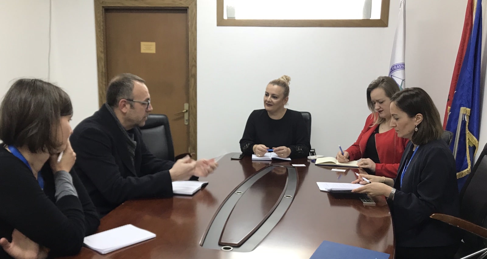 Drejtoresha Ekzekutive – Zv e Agjencisë për Ndihmë Juridike Falas Znj. Anita Alaj Kalanderi priti në takim përfaqësuesit e OSBE-së