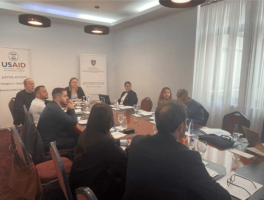 Takim koordinues me Organizatat e Shoqërisë Civile që ofrojnë shërbime të ndihmës juridike falas