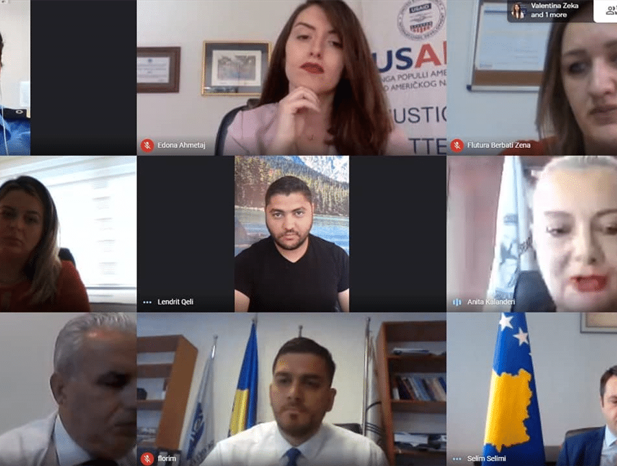 Agjencia për Ndihmë Juridike Falas (ANJF) organizoi takim koordinues virtual me akterë të ndryshëm të sistemit të drejtësisë, organizata të shoqërisë civile dhe institucione tjera relevante