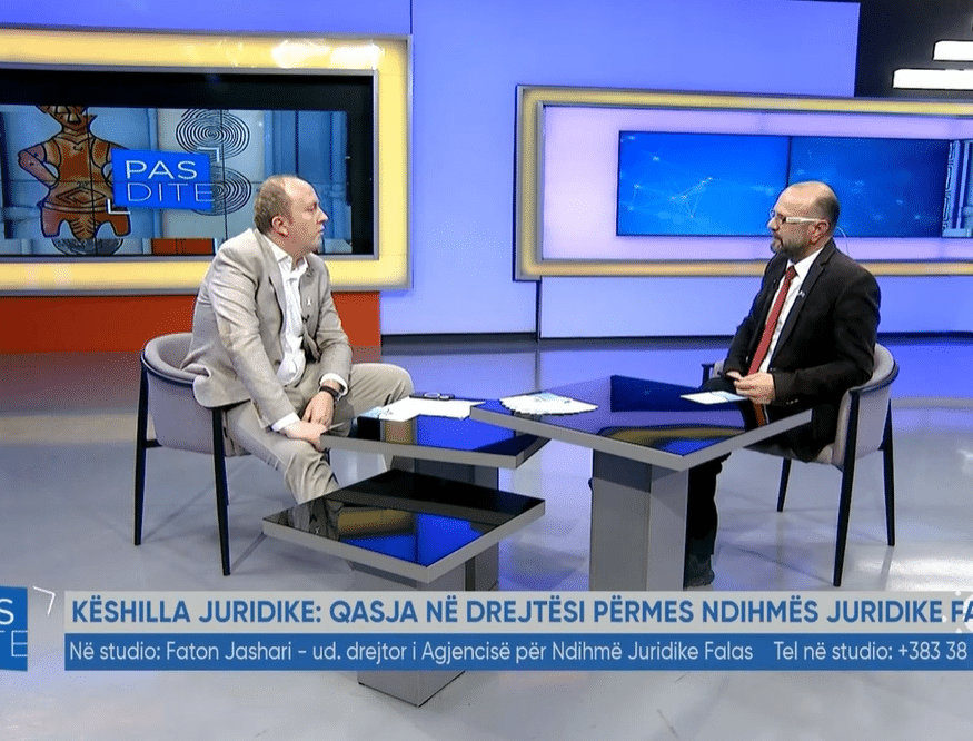 QASJA NË DREJTËSI PËRMES NDIHMËS JURIDIKE FALAS